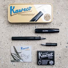 Kaweco Calligraphy Pen Set - Small - Black - 1.5 mm / 2.3 mm - Image 2