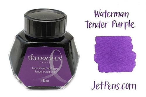 Waterman Fountain Pen Ink Bottle, 50 ml - Tender Purple