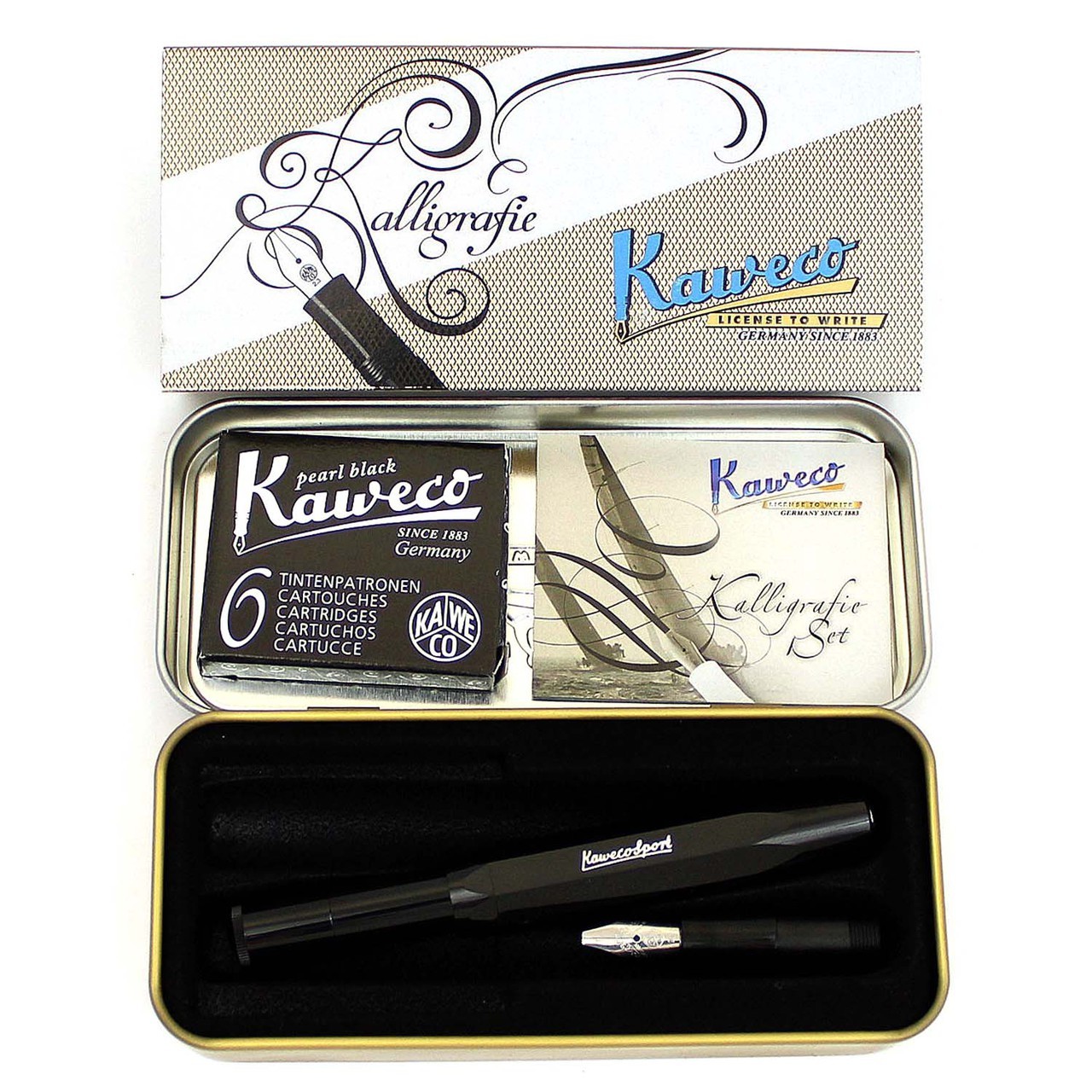 Kaweco Calligraphy Pen Set - Small - Black - 1.5 mm / 2.3 mm - Image 6